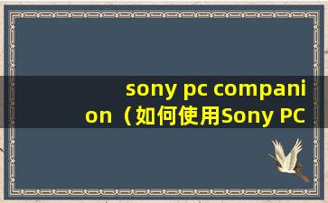 sony pc companion（如何使用Sony PC Companion的Media Go传歌曲和视频至手机（SONY LT26i）？）